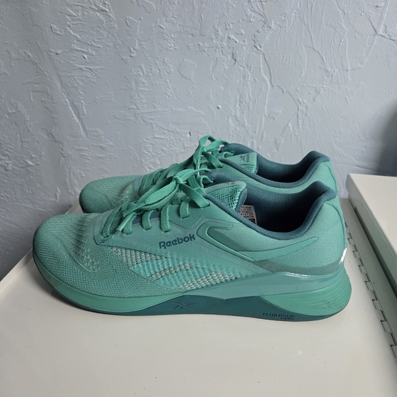 Reebok Women's Nano X4 Turquoise Sneakers - Picture 3 of 7